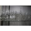Image 1 : SHELF LOT OF GLASSWARE