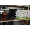 Image 1 : SOREL WORK BOOTS, STIHL HARD HAT / EARMUFFS, AND NINTENDO WII FIT