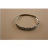 Image 2 : CERTIFIED DIAMOND AND MULTI GEMSTONE BANGLE BRACELET - 25 ROUND GEMSTONES, 925 STERLING SILVER,