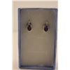 Image 2 : CERTIFIED NEW AMETHYST AND DIAMOND EARRINGS - 1.7 CT OVAL CUT, DEEP LAVENDER COLOR, POST AND