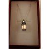 Image 2 : DIAMOND, PINK AMETHYST AND SAPPHIRE NECKLACE, EMERALD + ROUND CUT GEMSTONES, STERLING SILVER