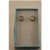 Image 2 : NEW GREEN AMETHYST AND DIAMOND EARRINGS - LARGE OVAL CUT GEMSTONES, POST AND BUTTERFLY BACKS,