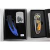 Image 2 : 2 BRAND NEW POCKET KNIVES AND ZIPPO LIGHTER