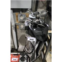 GOLF CADDY WITH CLUBS