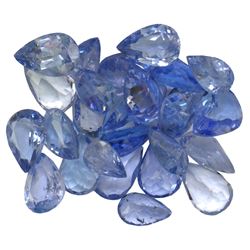 9.55 ctw Pear Mixed Tanzanite Parcel