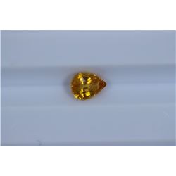 0.47ct Ceylon Yellow sapphire Pear cut