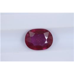 2.03ct Ruby Oval cut