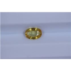 0.44ct Ceylon Yellow sapphire Oval cut