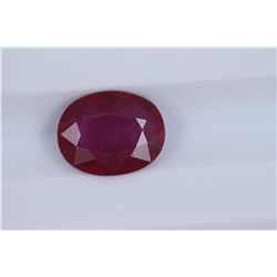 2.1ct Ruby Oval cut