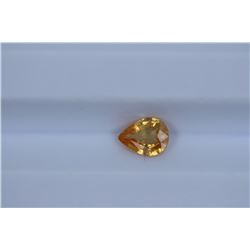 0.33ct Yellow Sapphire Pear cut