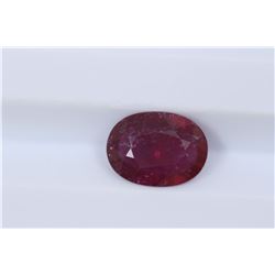 1.56ct Ruby Oval cut