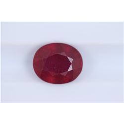 3.6ct Ruby Oval cut