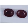 Image 1 : 5.47ct Ruby Match pair Oval cut