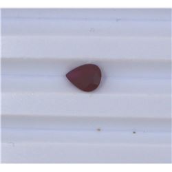 1.08ct Ruby Pear cut