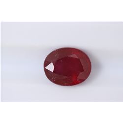 3.26ct Ruby Oval cut