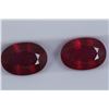Image 1 : 6.27ct Ruby Match pair Oval cut