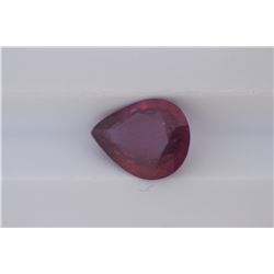 1.51ct Ruby Pear cut