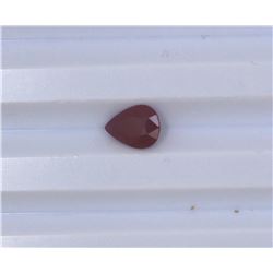 1.23ct Ruby Pear cut