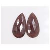 Image 1 : 22.1ct GIA Approved Ruby sapphire slice Pear cut
