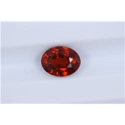 1.95ct Natural Malaya Garnet Oval cut