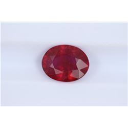 2.26ct Ruby Oval cut