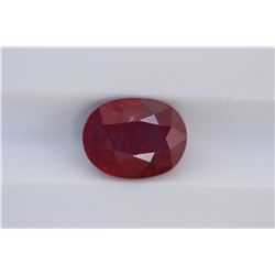 2.2ct Ruby Oval cut