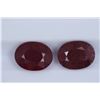 Image 1 : 5.59ct Ruby Match pair Oval cut