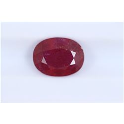 3.57ct Ruby Oval cut