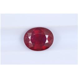 2.44ct Ruby Oval cut