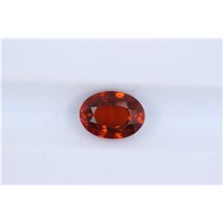 1.11ct Natural Malaya Garnet Oval cut