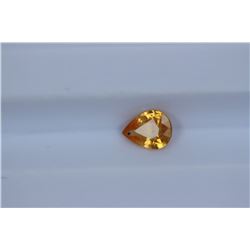 0.32ct Yellow Sapphire Pear cut