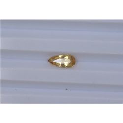 1.73ct Imperial Topaz Pear cut