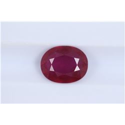 2.13ct Ruby Oval cut