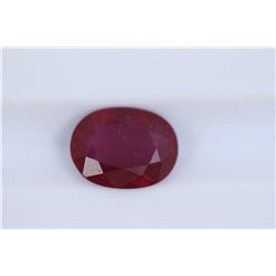 2.23ct Ruby Oval cut