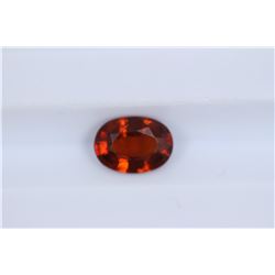 1.49ct Natural Malaya Garnet Oval cut