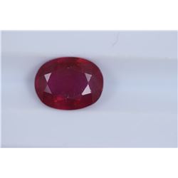 2.28ct Ruby Oval cut