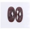 Image 1 : 42.49ct GIA Approved Ruby Slice Oval cut