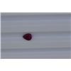 Image 1 : 0.9ct Natural Ruby Pear cut