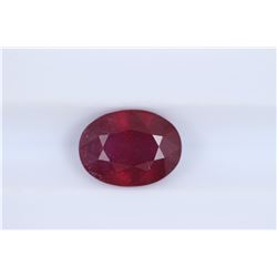 3.01ct Ruby Oval cut