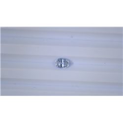 1.25ct Natural Ceylon White Sapphire 1pc Oval cut