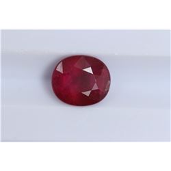 2.13ct Ruby Oval cut