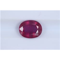2.57ct Ruby Oval cut