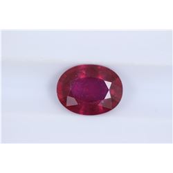 2.05ct Ruby Oval cut