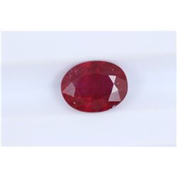 2.26ct Ruby Oval cut