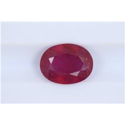 3ct Ruby Oval cut