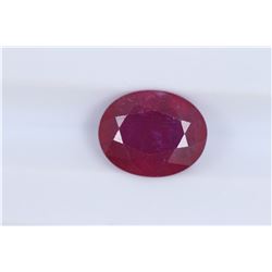 2.85ct Ruby Oval cut