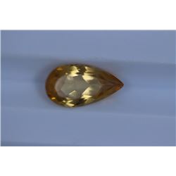 1.82ct Imperial Topaz Pear cut