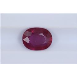 2.27ct Ruby Oval cut