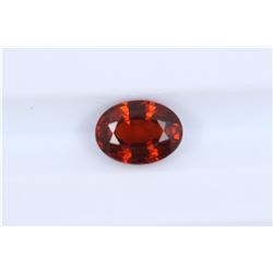 2.06ct Natural Malaya Garnet Oval cut