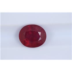 3.2ct Ruby Oval cut